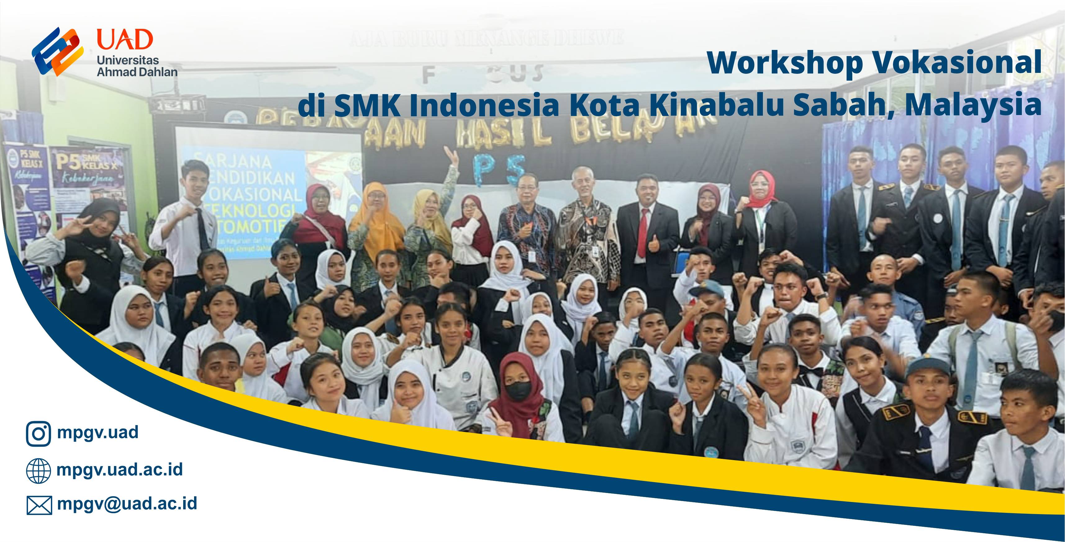 Pelatihan Vokasional di SMK Indonesia Kota Kinabalu Sabah, Malaysia